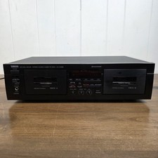 Yamaha Natural Sound Stereo Double Cassette Tape Deck Model KX-W582