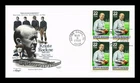 US COVER KNUTE ROCKNE NOTRE DAME FOOTBALL COACH FDC BLOCK OF 4 ARTMASTER