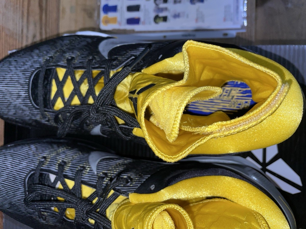 Nike Zoom Kobe 7 (VII) Del Sol Black/Yellow/Silver Size:15 | eBay