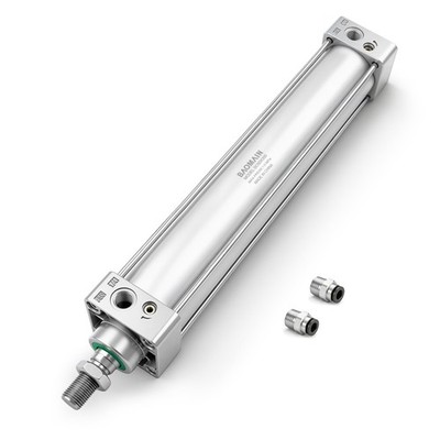 Baomain Pneumatic Air Cylinder SC 50 x 300, PT 1/4 Port, 1.96'' Bore, 11.81'' S...