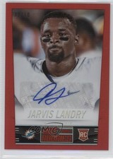 2014 Hot Rookies Fat Pack Red Prizm Signatures 33/50 Jarvis Landry #380 Auto 1b9