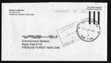 ORFORD LPO, Tasmania 7190 postmarked complete cover dated 25 JUL 2013