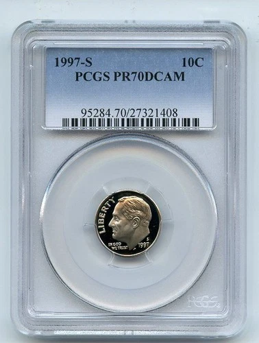 1997-S Roosevelt Dime Proof — photo from another recent sale