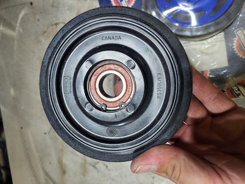 Polaris Indy Edge Chassis Blue Idler Wheels NOS 5.35" Diameter - Picture 2 of 4