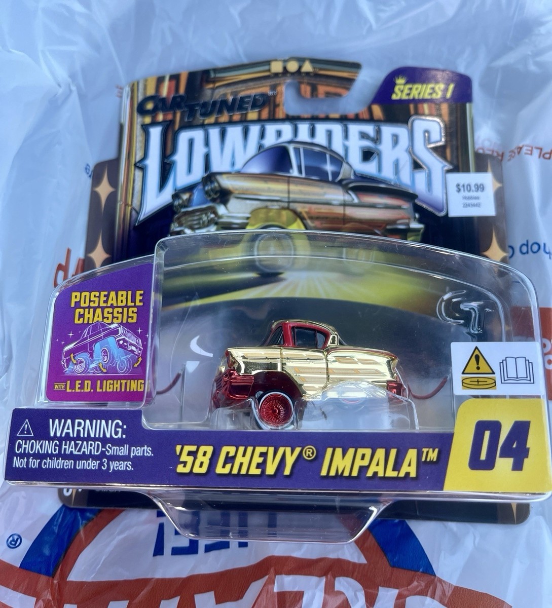 Car Tuned 1958 Impala Double Dripped chase Lowriders Series 1