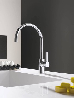 Dornbracht TARA ULTRA Küchen-Einhandmischer in Platin gebürstet 33816875-06