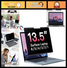 Magnetic Privacy Screen Protector for 13.5" Surface Laptop - Anti-Glare, Blue Li