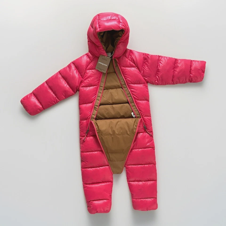 Suéter de plumón PATAGONIA infantil Hi-Loft Bunting - 18-24 meses - Rosa - Nuevo con etiquetas $169 Foto 2 de 4