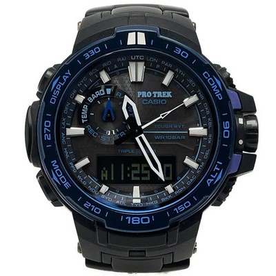 Used CASIO PRO TREK Radio Solar PRW 6000SYT 1JF with Box and Manual Men s Watch