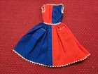 VINTAGE  BARBIE OUTFIT "FANCY FREE" DRESS  #943  1961