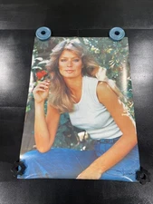 Vintage Farrah Fawcett 20X28 PIN-UP Poster Pro Arts 1977 USA Unpinned