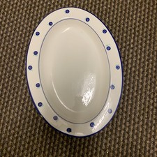 BHS BLUEBERRY Discontinued Rare 14.5 Oval Platter