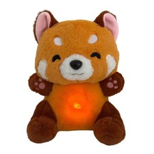 2024 Red Panda Breathing Plush Toy with Music Lights Anxiety Relief New Gift
