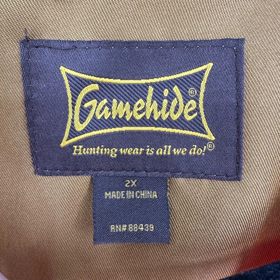 Gamehide Hunting Quail Vest Blaze Breathable Upland Orange Mesh Full Zip 2X Men - Image 3 of 4