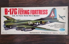 Guillows Giant Scale Balsa WWII B-17G Boeing Flying Fortess Model Kit UNBUILT!!
