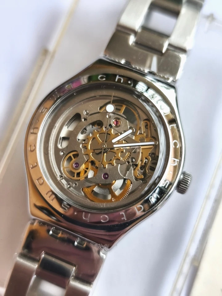 SWATCH+IRONY AUTOMATIK+YAS100 BODY & SOUL+GEHÄUSE SILBERN+NEU/NEW - Bild 1 von 4