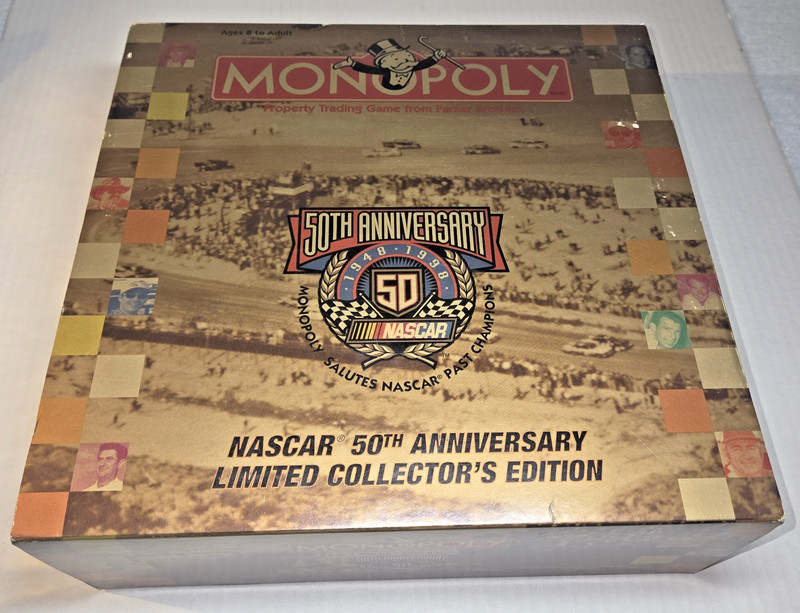 NEW Nascar Monopoly 50th Anniversary Gold Limited Collector’s Edition