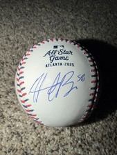 Hunter Brown Signed 2025 All Star Game Baseball Autographed Auto Astros JSA COA