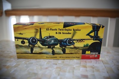 B-26 Invader	Monogram PA6 98	Plane unbuilt model kit