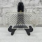 Anchor Hocking Rectangular Relish Tray Hobnail  Great Condition