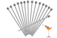 30Pcs Cocktail Picks, Stainless Steel Metal M...