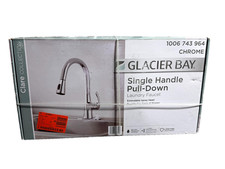 Glacier Bay Clare Single Handle Pull Down Laundry Utility Sink Faucet in Chrome