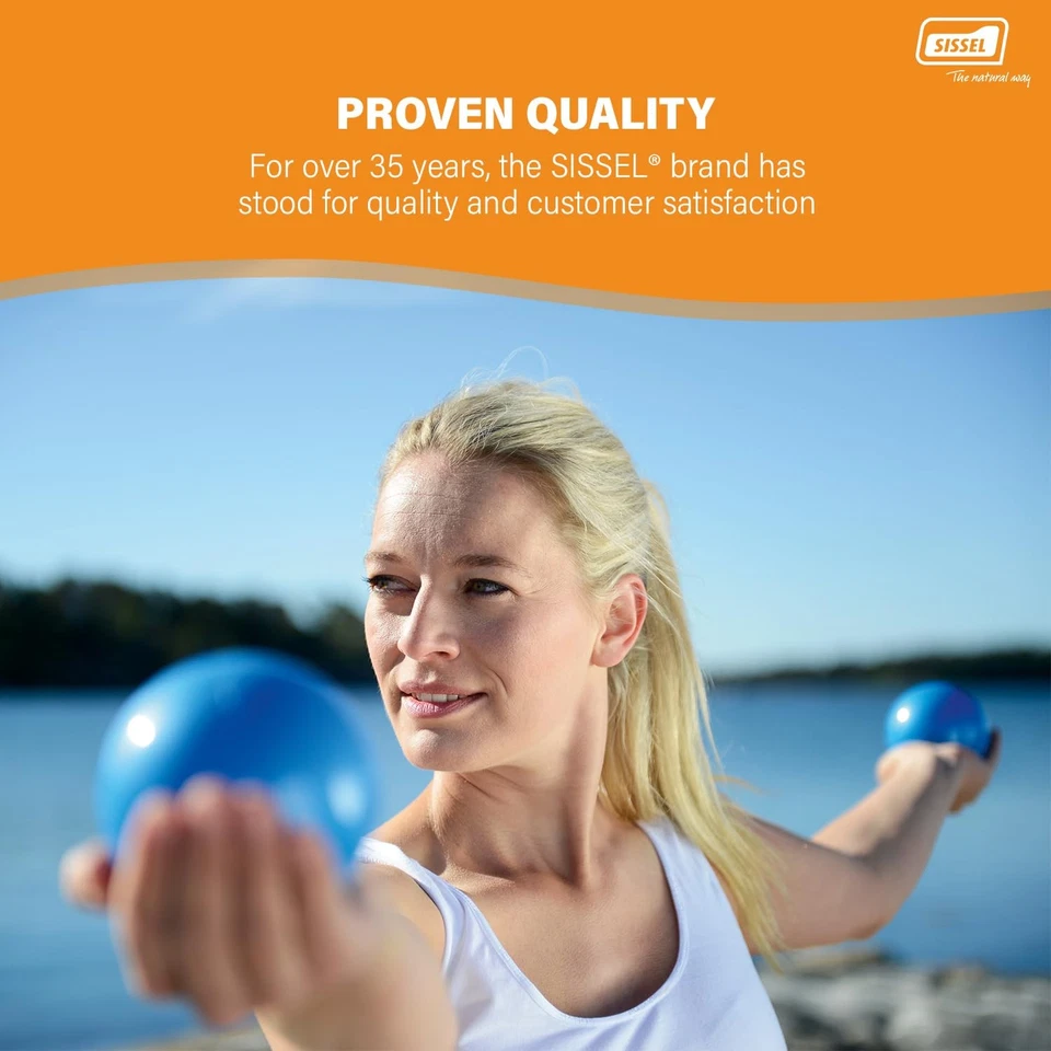 Pilates Toning Ball Set of 2, 1 lb Each | Optimal Addition for Balance & Stre... - Image 3 of 4