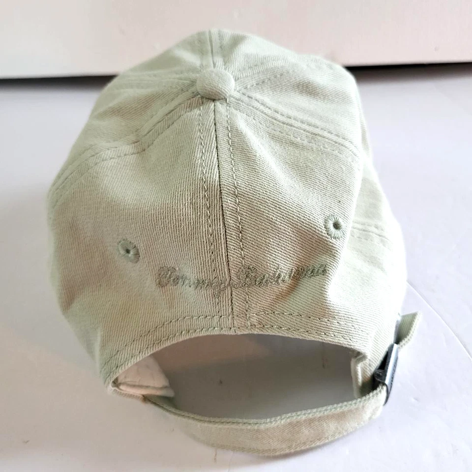 Tommy Bahama Marlin Cap Hat Adjustable Strap Cotton Leather Patch Recipe Inside - Image 4 of 4