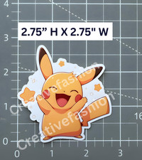 NEW Pokemon Pikachu Vinyl Stickers P20