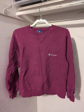 Vintage 90s Champion Crewneck Size Large Purple Script Spellout Made In USA