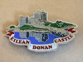 Souvenir Kühlschrankmagnet Metall Schloss Eilan