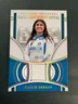 Hailie Deegan 2024 Panini National Treasures NASCAR #RUS-HDG Card 9/10 Gold Holo
