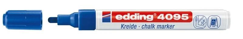EDDING 4095 KREIDEMARKER BLAU KREIDE-MARKER NEU