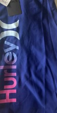 NWT Hurley Boys' Gradient One and Only Board Shorts Size 20/30 Waist Royal Blue