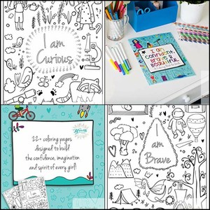 I Am Confident Brave And Beautiful Coloring Book