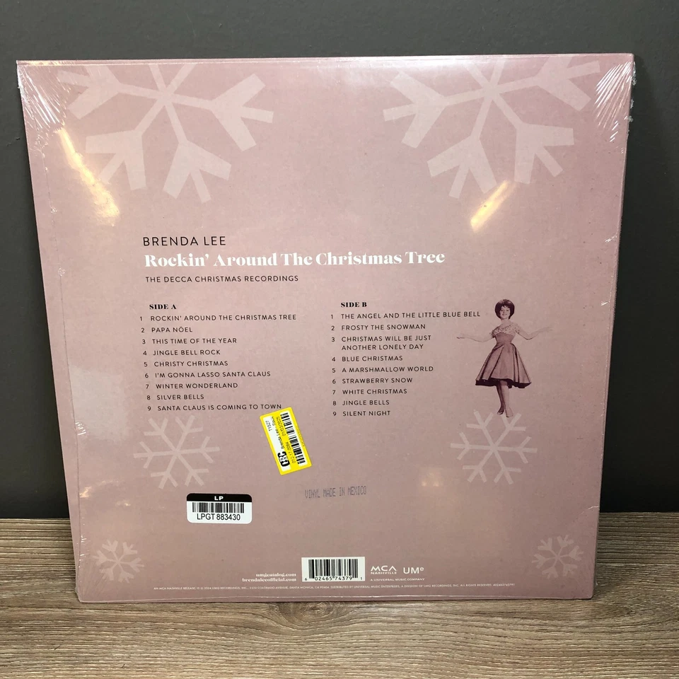 NEW BRENDA LEE - ROCKIN' AROUND THE CHRISTMAS TREE Vinyl LP MCA 602465743791 - Image 3 of 4
