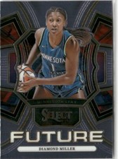 2023-24 Panini Select WNBA Future Diamond Miller Minnesota Lynx #18 Insert