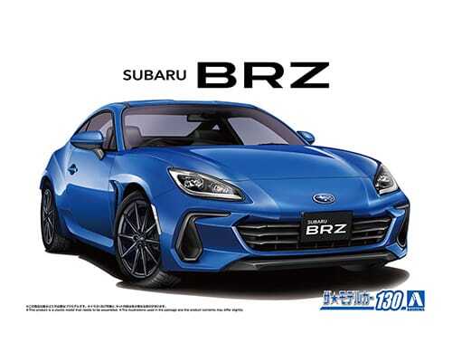 AOSHIMA Model Car Series No.130 ZD8 SUBARU BRZ 2021 1/24 Scale Plastic Model Kit