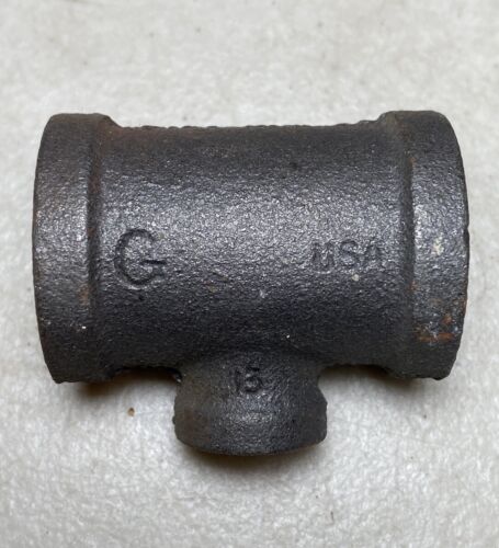 (Qty 14) 3/4 X 1/4 TEE Black Pipe Iron Reducing Tee Class 150 - Picture 2 of 9