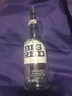 Vintage Rare Big Red “ Long Neck” 12 Oz Soda Bottle With WHITE LETTERS