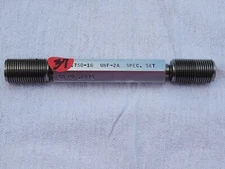750-16 UNF 2A   SET- THREAD  PLUG GAGE -GO P.D. .6979 NO GO .6929