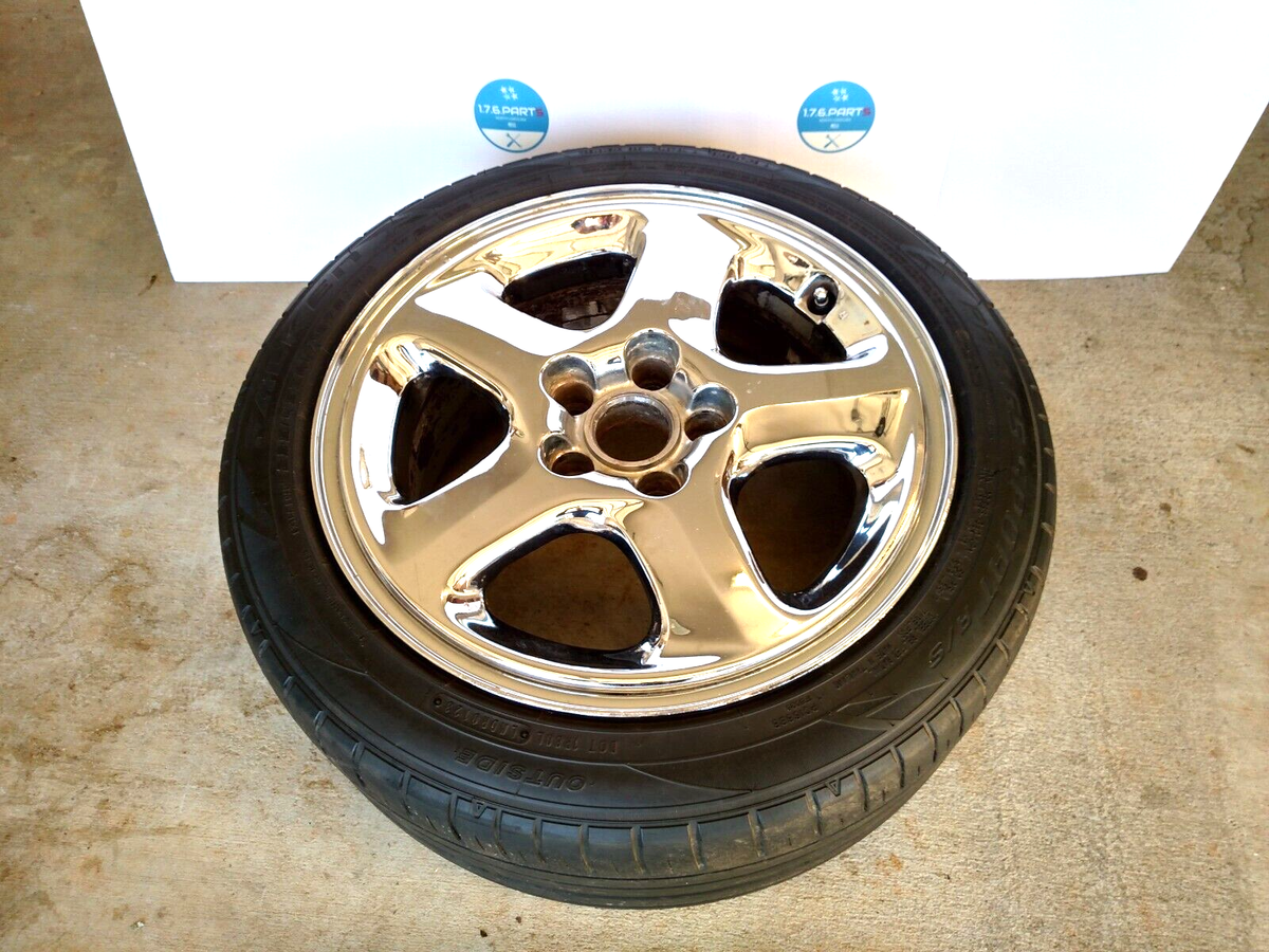 Mitsubishi 3000GT Wheel VR4 OEM 17x8.5 Chrome Rim Right Mitsubishi 3000GT Wheel VR4 OEM 17x8.5 Chrome Rim Right