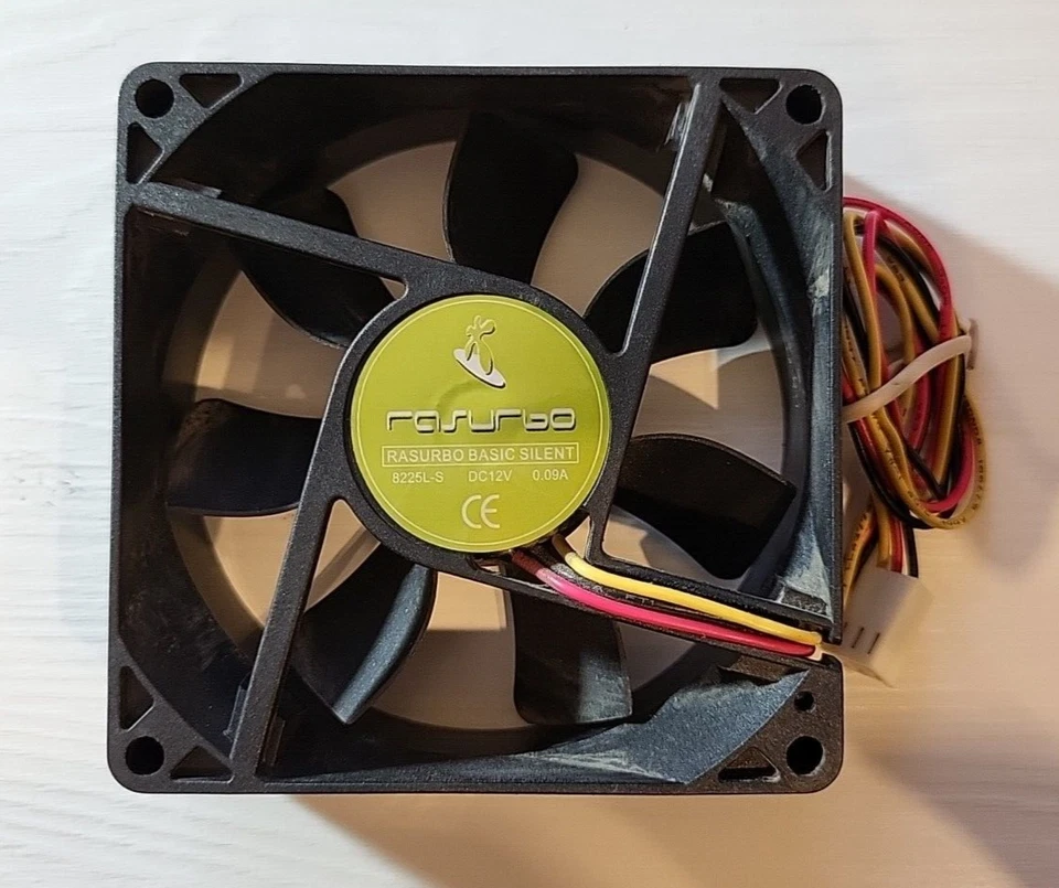 RASURBO 8225L-S Basic Silent PC Gehäuse Lüfter 80mm