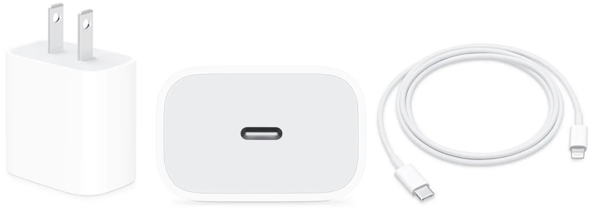 Apple 20W USB-C Wall Charger and USB-C to Lighting Cable Apple