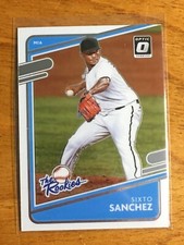 2021 Donruss Optic Baseball The Rookies - Sixto Sanchez #TR8 Miami Marlins