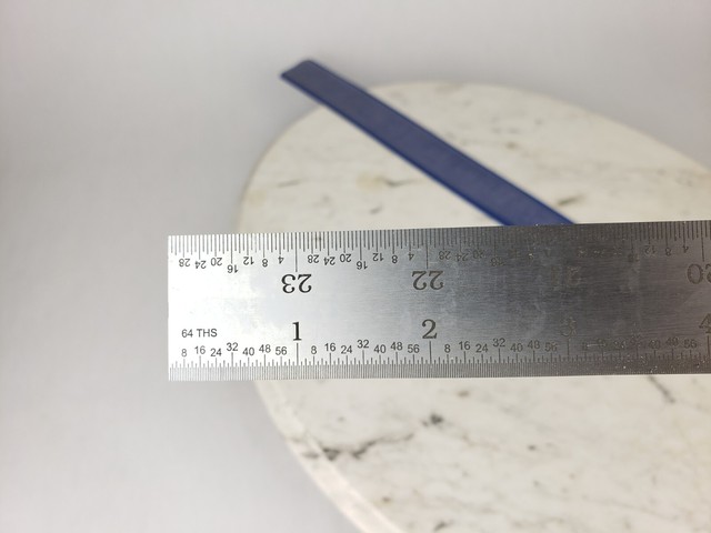 24 Inch Westward Machinist Ruler Rule Tempered Inch Tool 64 32 16 8 ...