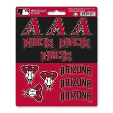 Arizona Diamondbacks MLB Vinyl Die-Cut Sticker Set / Decal Sheet *Free Shipping