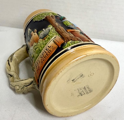 Vintage 1970's Thewalt Beer Stein "Bleibt Froh Das Herz" West Germany - Picture 4 of 10
