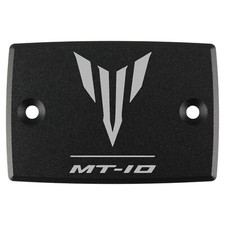 Yamaha MT-10 MT10 &rarr; Deckel Bremszylinder schwarz mit Lasergravur &rarr; MT-10