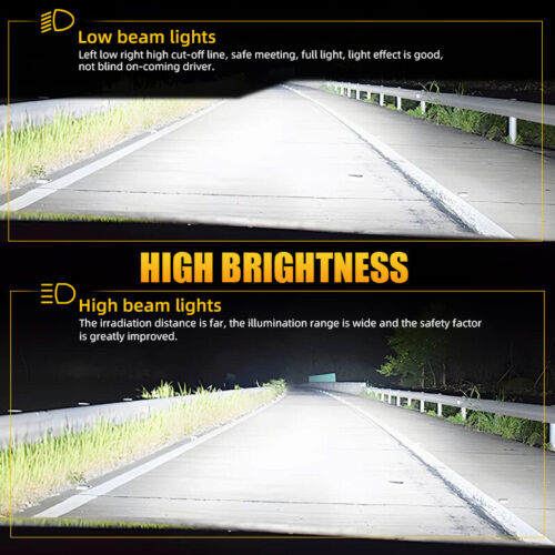 2X D2S D2R LED Headlight Bulbs Replacement HID Xenon Conversion Kit 6000K White - Picture 8 of 12